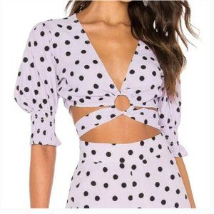 Tularosa Nanette Polka Dot Blouse